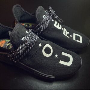 adidas Black and White Athletic Shoes